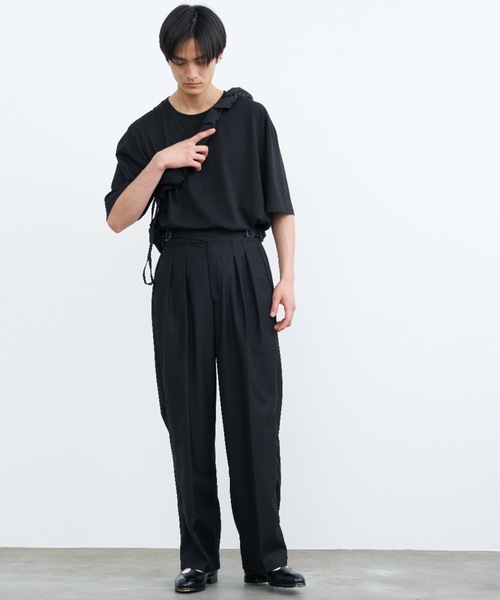 SINSS（シンス）の「Dry touch loose t-shirt / ドライタッチルーズTシャツ（Tシャツ/カットソー・メンズ・ホワイト/ブラック/ネイビー・SMALL/MEDIUM/LARGE）」の7枚目の写真