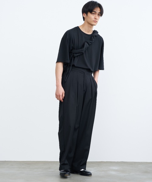 SINSS（シンス）の「Dry touch loose t-shirt / ドライタッチルーズTシャツ（Tシャツ/カットソー・メンズ・ホワイト/ブラック/ネイビー・SMALL/MEDIUM/LARGE）」の8枚目の写真