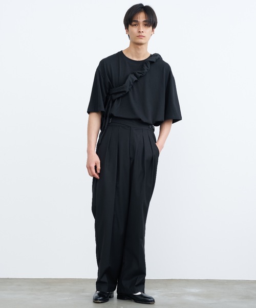 SINSS（シンス）の「Dry touch loose t-shirt / ドライタッチルーズTシャツ（Tシャツ/カットソー・メンズ・ホワイト/ブラック/ネイビー・SMALL/MEDIUM/LARGE）」の9枚目の写真