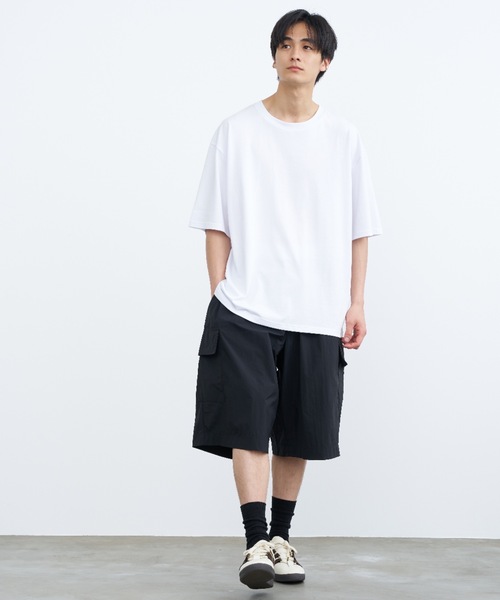 SINSS（シンス）の「Dry touch loose t-shirt / ドライタッチルーズTシャツ（Tシャツ/カットソー・メンズ・ホワイト/ブラック/ネイビー・SMALL/MEDIUM/LARGE）」の16枚目の写真