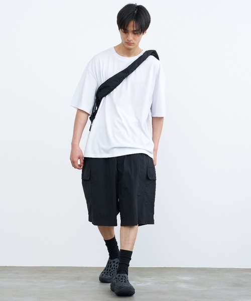 SINSS（シンス）の「Dry touch loose t-shirt / ドライタッチルーズTシャツ（Tシャツ/カットソー・メンズ・ホワイト/ブラック/ネイビー・SMALL/MEDIUM/LARGE）」の19枚目の写真