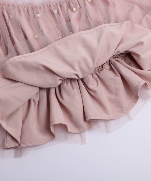 AMELY(エミリー)の「チュールパールボリューム袖ブラウス(シャツ/ブラウス・レディース・ピンク/ブラック/ホワイト・フリー)」の13枚目の写真