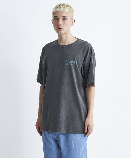 DC SHOES(ディーシーシューズ)の「24 SKATE SKULL SS/DCバックプリント半袖Tシャツ(Tシャツ/カットソー・メンズ・ブラック/ホワイト/サンドベージュ/ブラック系その他・MEDIUM/LARGE/X-LARGE)」の7枚目の写真