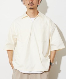 【ZOZO限定】ツイルハーフZIPワークシャツ