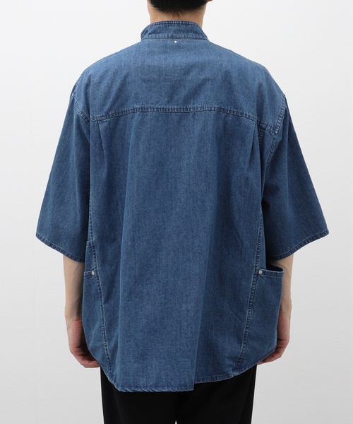 B.C STOCK(ベーセーストック)の「P of E PLANTER DENIM シャツ(シャツ/ブラウス・メンズ・ブルー/ブルー系その他・LARGE/MEDIUM)」の15枚目の写真