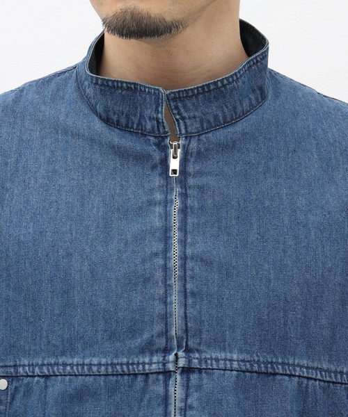 B.C STOCK(ベーセーストック)の「P of E PLANTER DENIM シャツ(シャツ/ブラウス・メンズ・ブルー/ブルー系その他・LARGE/MEDIUM)」の16枚目の写真