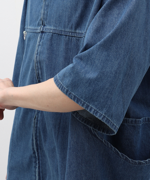 B.C STOCK(ベーセーストック)の「P of E PLANTER DENIM シャツ(シャツ/ブラウス・メンズ・ブルー/ブルー系その他・LARGE/MEDIUM)」の7枚目の写真