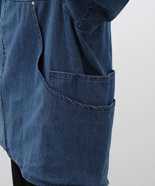 B.C STOCK(ベーセーストック)の「P of E PLANTER DENIM シャツ(シャツ/ブラウス・メンズ・ブルー/ブルー系その他・LARGE/MEDIUM)」の9枚目の写真
