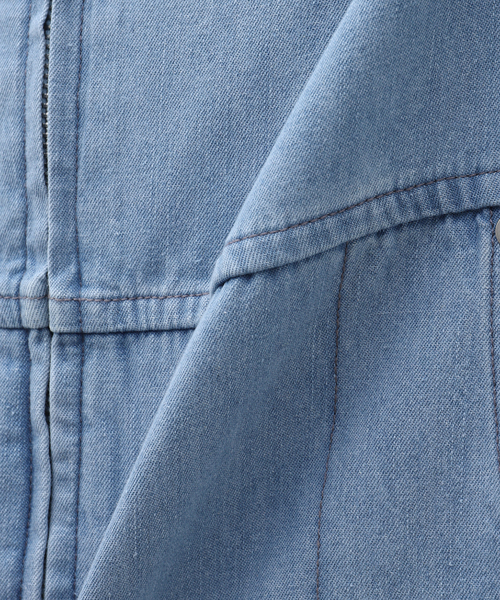 B.C STOCK(ベーセーストック)の「P of E PLANTER DENIM シャツ(シャツ/ブラウス・メンズ・ブルー/ブルー系その他・LARGE/MEDIUM)」の6枚目の写真