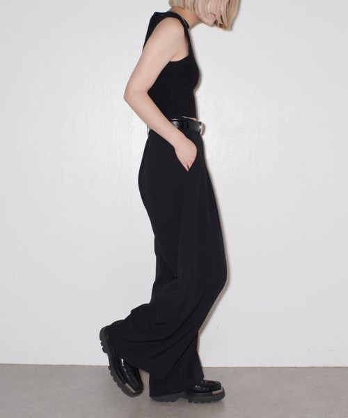 Lui's（ルイス）の「【mi-企画】ニットタンクトップ（Tシャツ/カットソー・レディース・ブラック/ホワイト/グレー・M/S）」の18枚目の写真