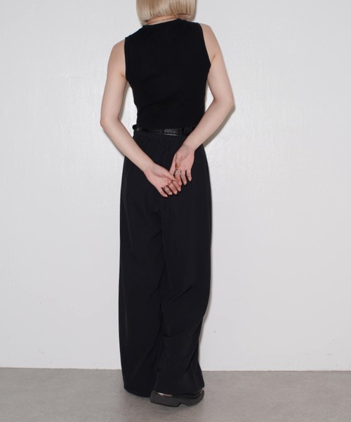 Lui's（ルイス）の「【mi-企画】ニットタンクトップ（Tシャツ/カットソー・レディース・ブラック/ホワイト/グレー・M/S）」の19枚目の写真