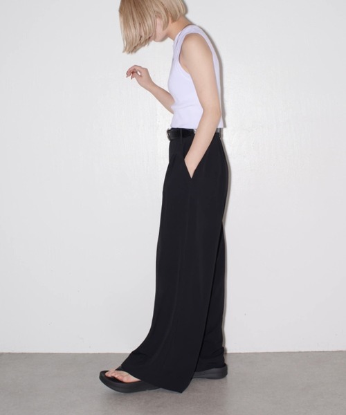 Lui's（ルイス）の「【mi-企画】ニットタンクトップ（Tシャツ/カットソー・レディース・ブラック/ホワイト/グレー・M/S）」の9枚目の写真