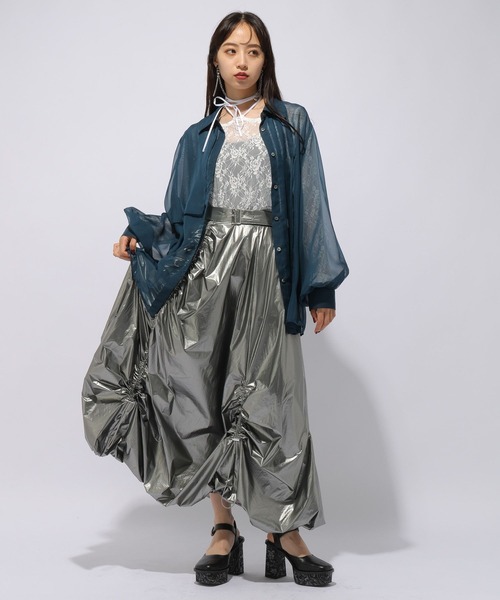 HARE（ハレ）の「レースシアーT(HARE)（Tシャツ/カットソー