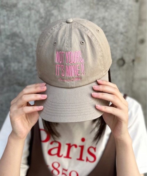 SEVENTEN by MIHO KAWAHITO 【新品未使用】刺繍キャップ ST刺繍キャップ(ピンク) - seventen