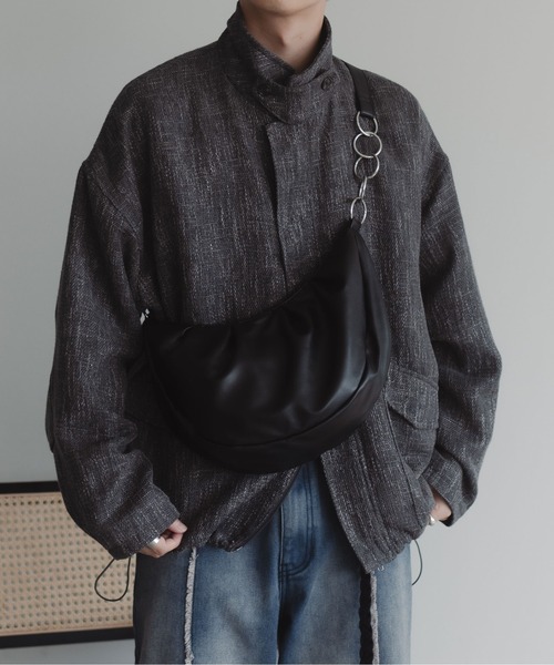 epnok(エプノック)の「ミカヅキショルダーBAG(ショルダーバッグ・メンズ・ブラック・ONE SIZE)」の15枚目の写真