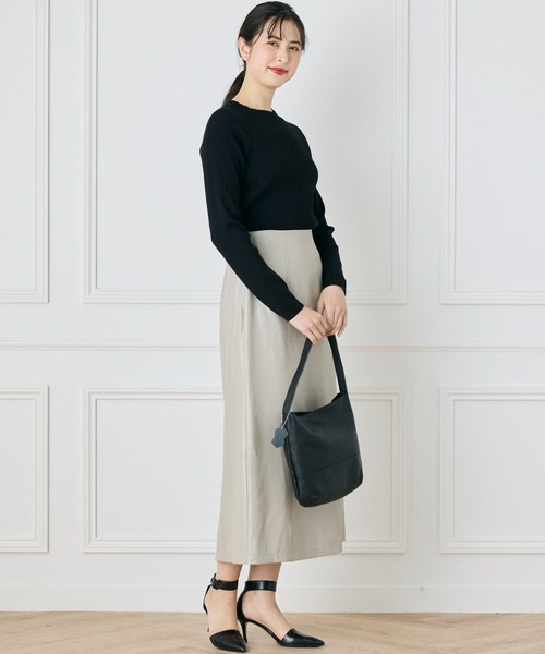 INED CLARO（イネドクラロ）の「ヴィンテージラメナロースカート（スカート・レディース・サンドグレー/ブラウン・フリー）」の5枚目の写真