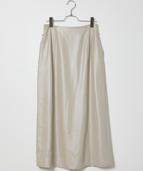 INED CLARO（イネドクラロ）の「ヴィンテージラメナロースカート（スカート・レディース・サンドグレー/ブラウン・フリー）」の19枚目の写真