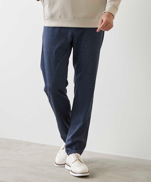 UNION STATION(ユニオンステーション)の「きちんと見えるラクチン スラックスパンツ(スラックス・メンズ・ダークネイビー/ネイビー/ダークグレー/ネイビー系/ブルーグレー・M/L/S/LL)」の1枚目の写真