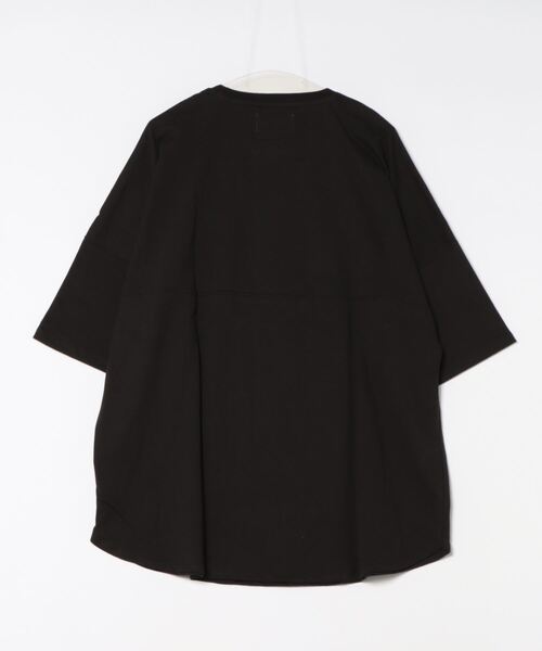 Lee（リー）の「LEE / ROUND HEM S/S TEE / LT3148（Tシャツ/カットソー・レディース・ホワイト/ブラック/ブラック系その他/ホワイト系その他・X-LARGE）」の5枚目の写真