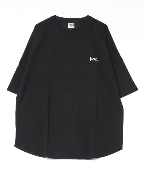 Lee（リー）の「LEE / ROUND HEM S/S TEE / LT3148（Tシャツ/カットソー・レディース・ホワイト/ブラック/ブラック系その他/ホワイト系その他・X-LARGE）」の10枚目の写真