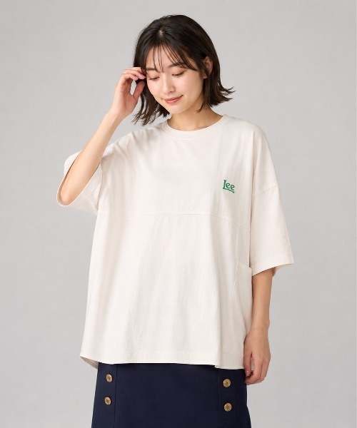 Lee（リー）の「LEE / ROUND HEM S/S TEE / LT3148（Tシャツ/カットソー・レディース・ホワイト/ブラック/ブラック系その他/ホワイト系その他・X-LARGE）」の8枚目の写真