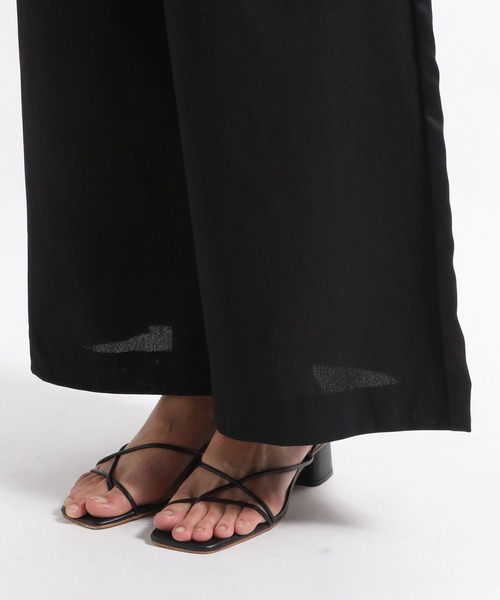 STERNBERG（スタンバーグ）の「カラミサテンワイドパンツ（その他パンツ・レディース・ブラック・LARGE/MEDIUM）」の20枚目の写真