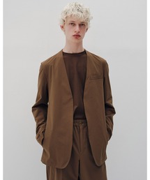 SOPHNET.（ソフネット）の「2WAY STRETCH POPLIN NO COLLAR JACKET