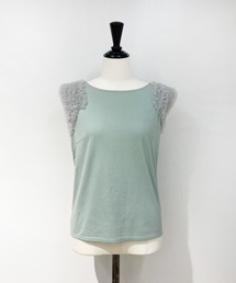 NOELA | チュールショルダーカットソー(Tシャツ/カットソー)