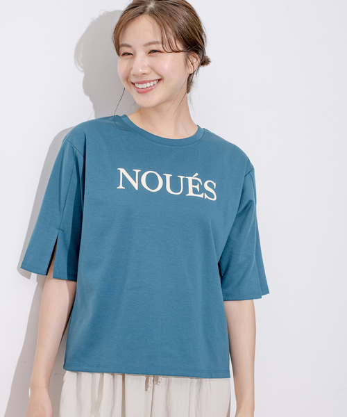 Jayro（ジャイロ）の「ポンチロゴプリントTシャツ（Tシャツ/カットソー・レディース・ブルー系その他4/ホワイト系その他/ネイビー/イエロー・FREE）」の22枚目の写真