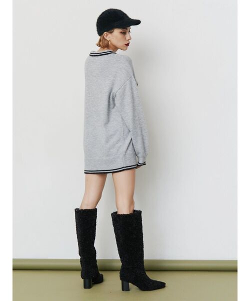 【セール】ワンポイントポロニットトップス（ニット/セーター）｜EVRIS（エヴリス）