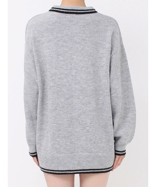 【セール】ワンポイントポロニットトップス（ニット/セーター）｜EVRIS（エヴリス）