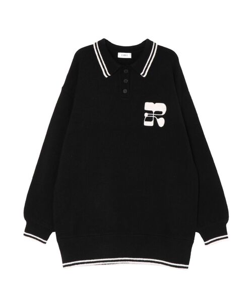 【セール】ワンポイントポロニットトップス（ニット/セーター）｜EVRIS（エヴリス）