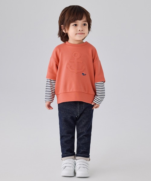 combimini(コンビミニ)の「ダブルフェイスカラーパンツ(その他パンツ・キッズ・ネイビー/マスタード/オリーブ・120/110/100/90/80)」の9枚目の写真