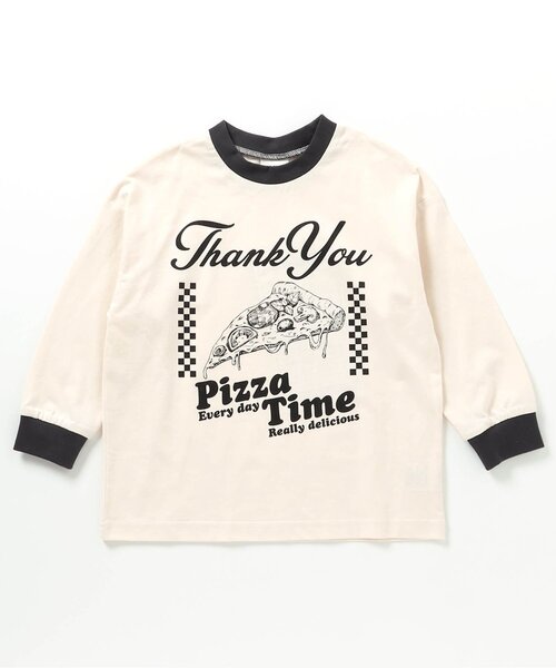 BREEZE(ブリーズ)の「【WEB限定】カレッジバリエーションTシャツ(Tシャツ/カットソー・キッズ・ミント/チャコール/エメラルド/ブルー/イエロー/ピンク/オフホワイト/レッド/ネイビー/グレー・150/100/90/80/120/110/130/140)」の2枚目の写真