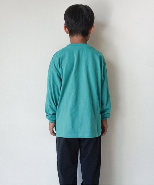 BREEZE(ブリーズ)の「【WEB限定】カレッジバリエーションTシャツ(Tシャツ/カットソー・キッズ・ミント/チャコール/エメラルド/ブルー/イエロー/ピンク/オフホワイト/レッド/ネイビー/グレー・150/100/90/80/120/110/130/140)」の12枚目の写真