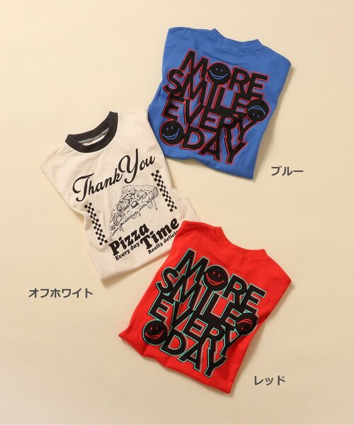 BREEZE(ブリーズ)の「【WEB限定】カレッジバリエーションTシャツ(Tシャツ/カットソー・キッズ・ミント/チャコール/エメラルド/ブルー/イエロー/ピンク/オフホワイト/レッド/ネイビー/グレー・150/100/90/80/120/110/130/140)」の15枚目の写真