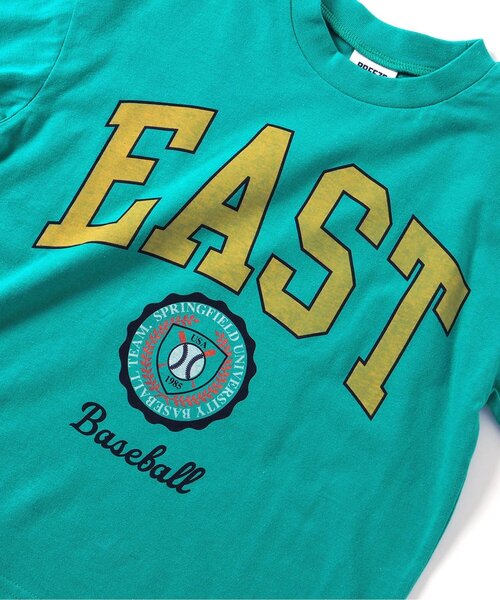 BREEZE(ブリーズ)の「【WEB限定】カレッジバリエーションTシャツ(Tシャツ/カットソー・キッズ・ミント/チャコール/エメラルド/ブルー/イエロー/ピンク/オフホワイト/レッド/ネイビー/グレー・150/100/90/80/120/110/130/140)」の20枚目の写真