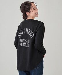 Cutie Blonde | 【洗える】腰回りをカバー アソートプリントロンT(Tシャツ/カットソー)