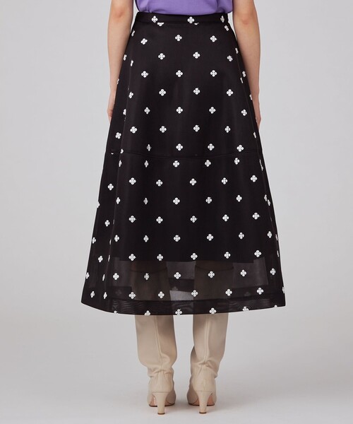 Ballseyエンブロイダリーダンボール ボリュームフレアスカート BALLSEY（ボールジィ）の「エンブロイダリーダンボール