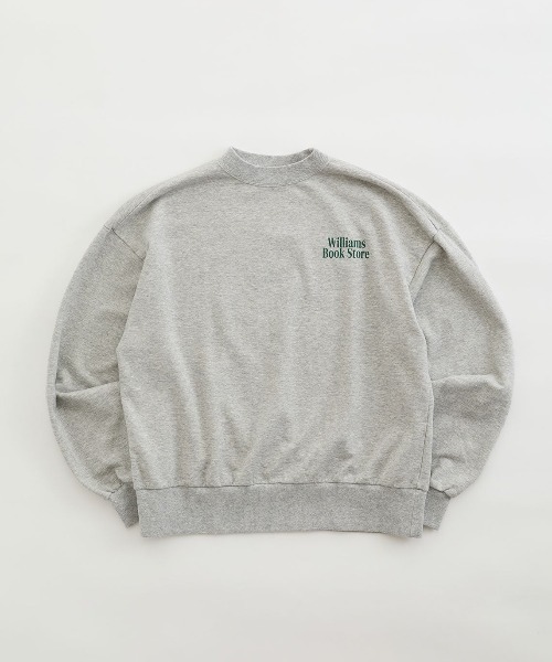 THE SHINZONE(ザ シンゾーン)の「THE SHINZONE BOOK STORE SWEATSHIRT 24AMSCU08(スウェット・レディース・ホワイト/ネイビー/グレー・FREE)」の4枚目の写真
