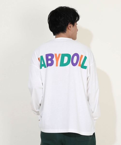 BABYDOLL(ベビードール)の「親子お揃い カラフル刺繍 ロンT 9697A(Tシャツ/カットソー・レディース・ホワイト/ブラック・S/M/L/XL)」の1枚目の写真