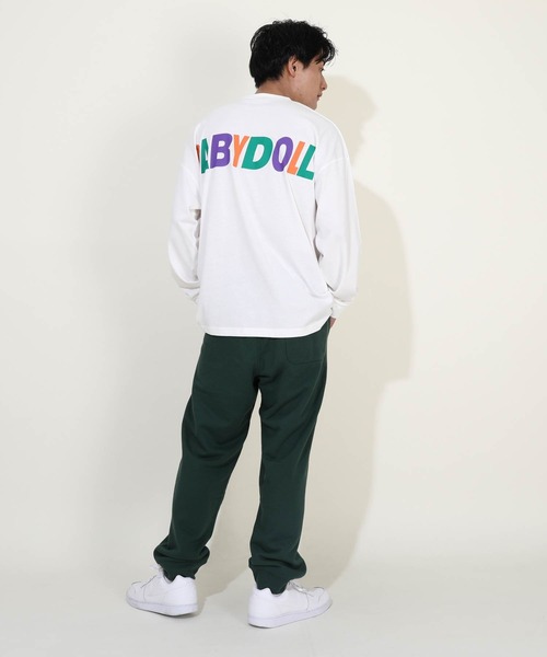 BABYDOLL(ベビードール)の「親子お揃い カラフル刺繍 ロンT 9697A(Tシャツ/カットソー・レディース・ホワイト/ブラック・S/M/L/XL)」の6枚目の写真