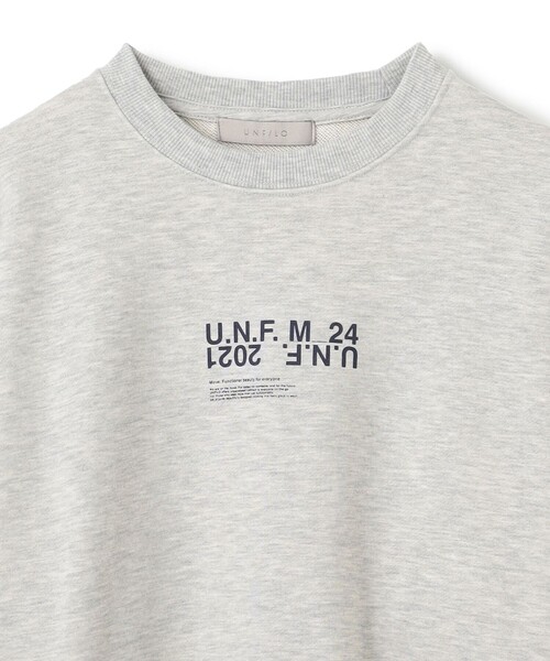 UNFILO(アンフィーロ)の「【男女兼用】グラフィックプリント スウェットTEE(スウェット・メンズ・グレー系/グレー系1/グレー系2/ダルブルー系/ダルブルー系2/ダルブルー系1・MEDIUM/SMALL/X-LARGE/LARGE)」の18枚目の写真