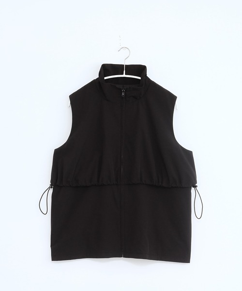 for/c（フォーシー）の「撥水タフタベスト【サスティナブル】（ブルゾン・レディース・アイボリー/ブラック・M/L）」の16枚目の写真