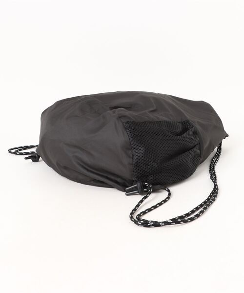 RE/SP（アールイーエスピー）の「RE/SP RE/SP Knapsack / アールイーエスピー アールイーエスピー ナップサック（バックパック/リュック・キッズ・ブラック/ライム・FREE）」の4枚目の写真