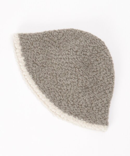 VENCEEXCHANGE（ヴァンスエクスチェンジ）の「ブークレボアハット（ハット・レディース・ブラック/グレー/オフホワイト・FREE）」の5枚目の写真