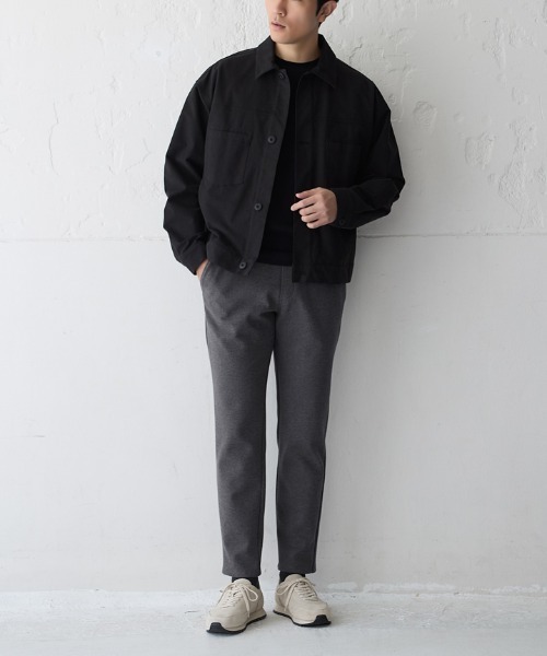BODY WILD(ボディーワイルド)の「BODY WILD/ボディワイルド ストレッチパンツ テーパードスタイル(その他パンツ・メンズ・杢グレー/ブラック・X-LARGE/MEDIUM/LARGE)」の2枚目の写真