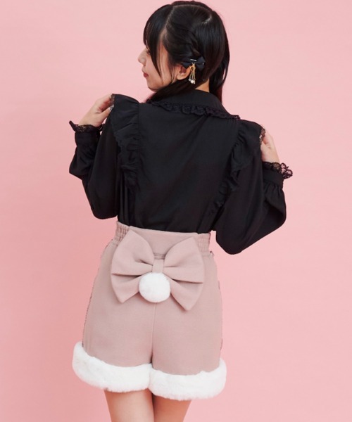 Secret Honey（シークレットハニー）の「サイドレースアップパンツ（その他パンツ・レディース・オフホワイト/グレー/ブラック/ピンク・MEDIUM）」の9枚目の写真