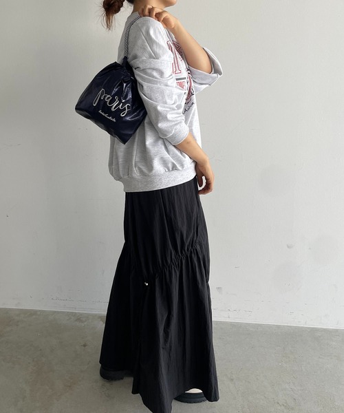 210nouve（トゥージュヌーブ）の「デザイン 刺繍 ミニ マーケット ハンドバッグ（ハンドバッグ・レディース・ゴールド/シルバー/ネイビー/ブラック/グレー系その他/ピンク系その他/ブラウン系その他・FREE）」の16枚目の写真