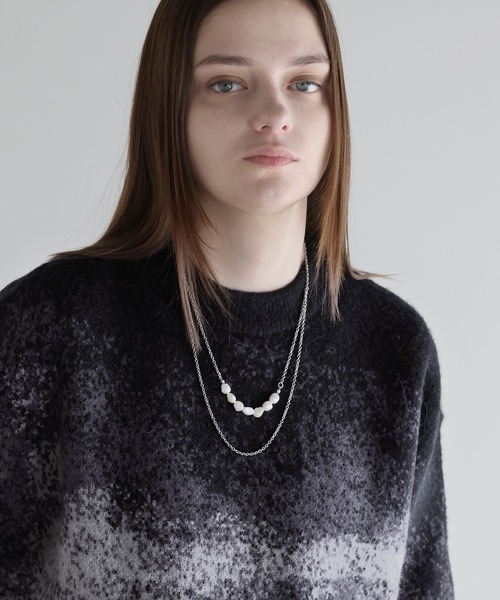 SOCCE(ソーシー)の「2連バロックパールネックレス(ネックレス・メンズ・シルバー・F)」の21枚目の写真